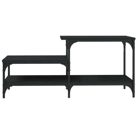 vidaXL Coffee Table Black 100x50.5x45 cm Engineered Wood