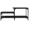 vidaXL Coffee Table Black 100x50.5x45 cm Engineered Wood
