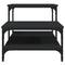vidaXL Coffee Table Black 100x50.5x45 cm Engineered Wood