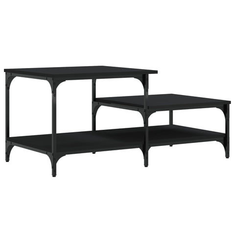 vidaXL Coffee Table Black 100x50.5x45 cm Engineered Wood