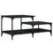 vidaXL Coffee Table Black 100x50.5x45 cm Engineered Wood