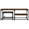 vidaXL Nesting Coffee Tables 2 pcs Smoked Oak Engineered Wood
