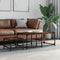 vidaXL Nesting Coffee Tables 2 pcs Smoked Oak Engineered Wood