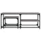 vidaXL Nesting Coffee Tables 2 pcs Grey Sonoma Engineered Wood