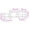 vidaXL Nesting Coffee Tables 2 pcs Grey Sonoma Engineered Wood