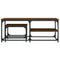 vidaXL Nesting Coffee Tables 2 pcs Brown Oak Engineered Wood
