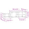 vidaXL Nesting Coffee Tables 2 pcs Brown Oak Engineered Wood