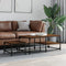 vidaXL Nesting Coffee Tables 2 pcs Brown Oak Engineered Wood