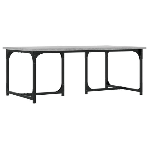 vidaXL Coffee Table Grey Sonoma 90x50x35 cm Engineered Wood