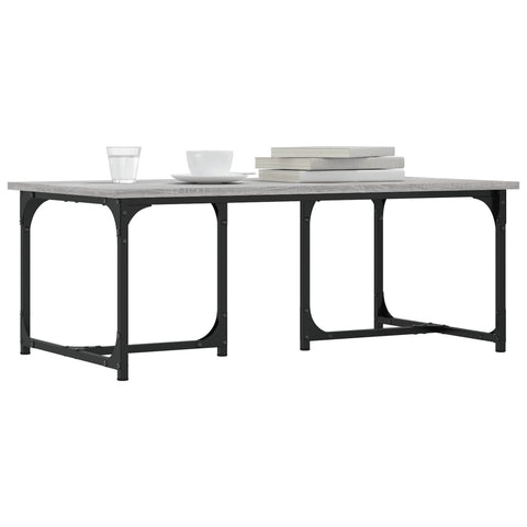 vidaXL Coffee Table Grey Sonoma 90x50x35 cm Engineered Wood