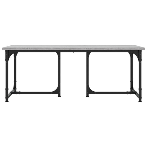 vidaXL Coffee Table Grey Sonoma 90x50x35 cm Engineered Wood
