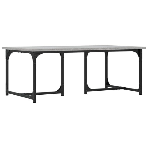 vidaXL Coffee Table Grey Sonoma 90x50x35 cm Engineered Wood