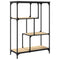 vidaXL Bookshelf Sonoma Oak 81x36x115 cm Engineered Wood and Steel