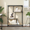 vidaXL Bookshelf Sonoma Oak 81x36x115 cm Engineered Wood and Steel