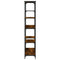 vidaXL Bookshelf Smoked Oak 99x35.5x176 cm Engineered Wood and Steel