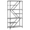 vidaXL Bookshelf Grey Sonoma 91x36x176 cm Engineered Wood and Steel