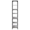 vidaXL Bookshelf Grey Sonoma 91x36x176 cm Engineered Wood and Steel