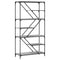vidaXL Bookshelf Grey Sonoma 91x36x176 cm Engineered Wood and Steel