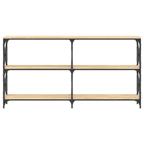 vidaXL Console Table Sonoma Oak 156x28x80.5 cm Engineered Wood