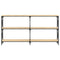 vidaXL Console Table Sonoma Oak 156x28x80.5 cm Engineered Wood