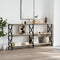 vidaXL Console Table Sonoma Oak 156x28x80.5 cm Engineered Wood