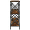 vidaXL Console Table Smoked Oak 156x28x80.5 cm Engineered Wood