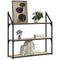 vidaXL 3-Tier Wall Shelf Sonoma Oak 80x21x78.5 cm Engineered Wood
