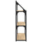 vidaXL 3-Tier Wall Shelf Sonoma Oak 80x21x78.5 cm Engineered Wood