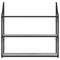 vidaXL 3-Tier Wall Shelf Grey Sonoma 80x21x78.5 cm Engineered Wood