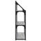 vidaXL 3-Tier Wall Shelf Grey Sonoma 80x21x78.5 cm Engineered Wood