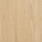 vidaXL 2-Tier Wall Shelf Sonoma Oak 60x21x51 cm Engineered Wood