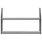 vidaXL 2-Tier Wall Shelf Grey Sonoma 80x21x51 cm Engineered Wood