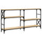 vidaXL Console Table Sonoma Oak 150x29x76.5 cm Engineered Wood