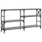 vidaXL Console Table Grey Sonoma 150x29x76.5 cm Engineered Wood