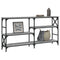 vidaXL Console Table Grey Sonoma 150x29x76.5 cm Engineered Wood