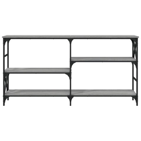 vidaXL Console Table Grey Sonoma 150x29x76.5 cm Engineered Wood