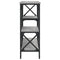 vidaXL Console Table Grey Sonoma 150x29x76.5 cm Engineered Wood