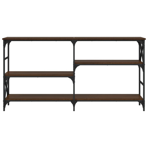 vidaXL Console Table Brown Oak 150x29x76.5 cm Engineered Wood