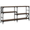 vidaXL Console Table Brown Oak 150x29x76.5 cm Engineered Wood