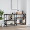 vidaXL Console Table Brown Oak 150x29x76.5 cm Engineered Wood