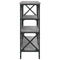 vidaXL Console Table Grey Sonoma 180x29x76.5 cm Engineered Wood