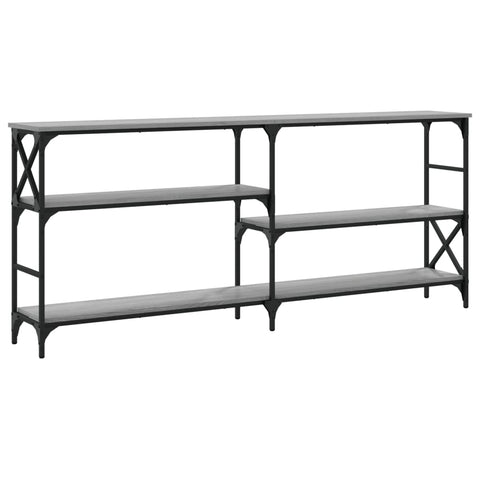 vidaXL Console Table Grey Sonoma 180x29x76.5 cm Engineered Wood