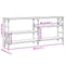 vidaXL Console Table Grey Sonoma 180x29x76.5 cm Engineered Wood