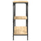 vidaXL Console Table Sonoma Oak 88.5x30x75 cm Engineered Wood