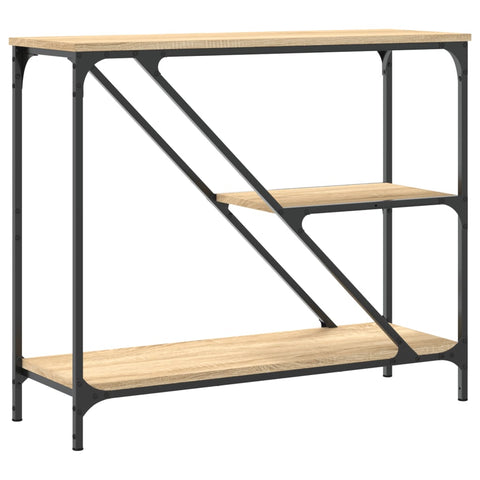 vidaXL Console Table Sonoma Oak 88.5x30x75 cm Engineered Wood