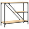 vidaXL Console Table Sonoma Oak 88.5x30x75 cm Engineered Wood
