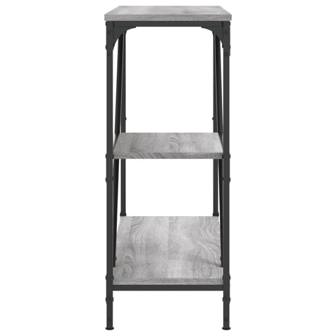vidaXL Console Table Grey Sonoma 88.5x30x75 cm Engineered Wood