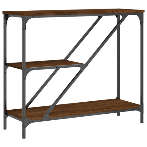 vidaXL Console Table Brown Oak 88.5x30x75 cm Engineered Wood