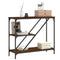vidaXL Console Table Brown Oak 88.5x30x75 cm Engineered Wood