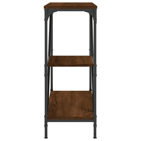 vidaXL Console Table Brown Oak 88.5x30x75 cm Engineered Wood
